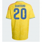 Maillot de football Réplique Colombia Juan Fernando Quintero #20 Domicile Mondial 2026 Manche Courte