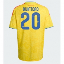 Maillot de football Réplique Colombia Juan Fernando Quintero #20 Domicile Mondial 2026 Manche Courte