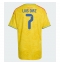 Maillot de football Réplique Colombia Luis Diaz #7 Domicile Femme Mondial 2026 Manche Courte