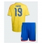 Maillot de football Réplique Colombia Rafael Santos Borre #19 Domicile Enfant Mondial 2026 Manche Courte (+ Pantalon court)