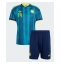 Maillot de football Réplique Colombia Rafael Santos Borre #19 Extérieur Enfant Mondial 2026 Manche Courte (+ Pantalon court)