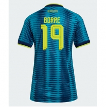 Maillot de football Réplique Colombia Rafael Santos Borre #19 Extérieur Femme Mondial 2026 Manche Courte