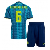 Maillot de football Réplique Colombia Richard Rios #6 Extérieur Enfant Mondial 2026 Manche Courte (+ Pantalon court)