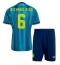 Maillot de football Réplique Colombia Richard Rios #6 Extérieur Enfant Mondial 2026 Manche Courte (+ Pantalon court)