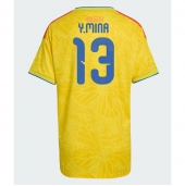 Maillot de football Réplique Colombia Yerry Mina #13 Domicile Femme Mondial 2026 Manche Courte