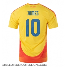 Maillot de football Réplique Colombie James Rodriguez #10 Domicile Copa America 2024 Manche Courte