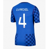Maillot de football Réplique Croatia Josko Gvardiol #4 Extérieur Mondial 2026 Manche Courte