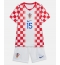 Maillot de football Réplique Croatia Mario Pasalic #15 Domicile Enfant Mondial 2026 Manche Courte (+ Pantalon court)