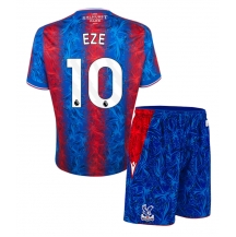 Maillot de football Réplique Crystal Palace Eberechi Eze #10 Domicile Enfant 2024-25 Manche Courte (+ Pantalon court)