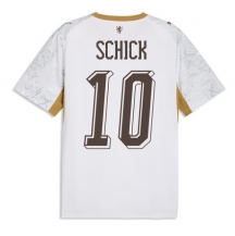 Maillot de football Réplique Czech Republic Patrik Schick #10 Extérieur Mondial 2026 Manche Courte