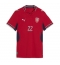 Maillot de football Réplique Czech Republic Tomas Soucek #22 Domicile Femme Mondial 2026 Manche Courte