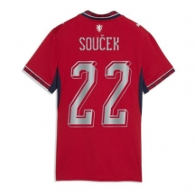 Maillot de football Réplique Czech Republic Tomas Soucek #22 Domicile Femme Mondial 2026 Manche Courte