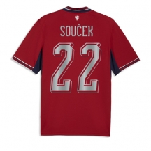 Maillot de football Réplique Czech Republic Tomas Soucek #22 Domicile Mondial 2026 Manche Courte