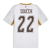 Maillot de football Réplique Czech Republic Tomas Soucek #22 Extérieur Mondial 2026 Manche Courte