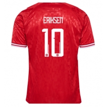 Maillot de football Réplique Danemark Christian Eriksen #10 Domicile Europe 2024 Manche Courte