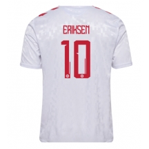 Maillot de football Réplique Danemark Christian Eriksen #10 Extérieur Europe 2024 Manche Courte