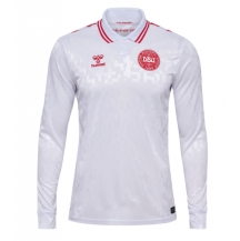Maillot de football Réplique Danemark Extérieur Europe 2024 Manche Longue