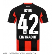 Maillot de football Réplique Eintracht Frankfurt Can Uzun #42 Domicile 2025-26 Manche Courte