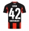 Maillot de football Réplique Eintracht Frankfurt Can Uzun #42 Domicile 2025-26 Manche Courte