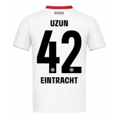 Maillot de football Réplique Eintracht Frankfurt Can Uzun #42 Extérieur 2025-26 Manche Courte