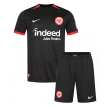 Maillot de football Réplique Eintracht Frankfurt Extérieur Enfant 2024-25 Manche Courte (+ Pantalon court)