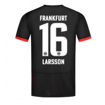 Maillot de football Réplique Eintracht Frankfurt Hugo Larsson #16 Extérieur 2024-25 Manche Courte