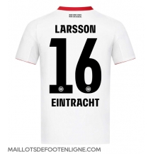 Maillot de football Réplique Eintracht Frankfurt Hugo Larsson #16 Extérieur 2025-26 Manche Courte