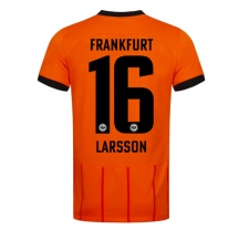 Maillot de football Réplique Eintracht Frankfurt Hugo Larsson #16 Troisième 2024-25 Manche Courte