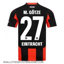 Maillot de football Réplique Eintracht Frankfurt Mario Gotze #27 Domicile 2025-26 Manche Courte