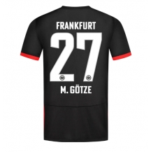 Maillot de football Réplique Eintracht Frankfurt Mario Gotze #27 Extérieur 2024-25 Manche Courte