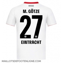 Maillot de football Réplique Eintracht Frankfurt Mario Gotze #27 Extérieur 2025-26 Manche Courte
