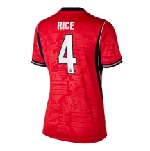 Maillot de football Réplique England Declan Rice #4 Extérieur Femme Mondial 2026 Manche Courte