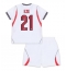 Maillot de football Réplique England Eberechi Eze #21 Domicile Enfant Mondial 2026 Manche Courte (+ Pantalon court)