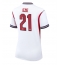 Maillot de football Réplique England Eberechi Eze #21 Domicile Femme Mondial 2026 Manche Courte