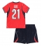 Maillot de football Réplique England Eberechi Eze #21 Extérieur Enfant Mondial 2026 Manche Courte (+ Pantalon court)