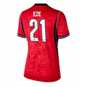 Maillot de football Réplique England Eberechi Eze #21 Extérieur Femme Mondial 2026 Manche Courte