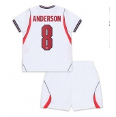 Maillot de football Réplique England Elliot Anderson #8 Domicile Enfant Mondial 2026 Manche Courte (+ Pantalon court)