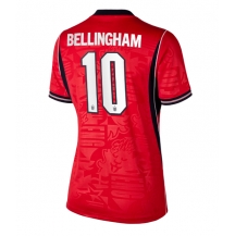 Maillot de football Réplique England Jude Bellingham #10 Extérieur Femme Mondial 2026 Manche Courte