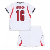 Maillot de football Réplique England Kobbie Mainoo #16 Domicile Enfant Mondial 2026 Manche Courte (+ Pantalon court)