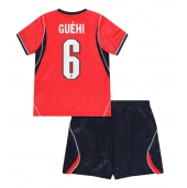Maillot de football Réplique England Marc Guehi #6 Extérieur Enfant Mondial 2026 Manche Courte (+ Pantalon court)