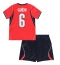 Maillot de football Réplique England Marc Guehi #6 Extérieur Enfant Mondial 2026 Manche Courte (+ Pantalon court)