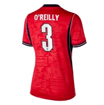 Maillot de football Réplique England Nico O'Reilly #3 Extérieur Femme Mondial 2026 Manche Courte