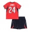 Maillot de football Réplique England Reece James #24 Extérieur Enfant Mondial 2026 Manche Courte (+ Pantalon court)