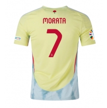 Maillot de football Réplique Espagne Alvaro Morata #7 Extérieur Europe 2024 Manche Courte