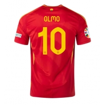 Maillot de football Réplique Espagne Dani Olmo #10 Domicile Europe 2024 Manche Courte