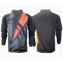Maillot de football Réplique Espagne Gardien de but Extérieur Europe 2024 Manche Longue