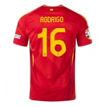 Maillot de football Réplique Espagne Rodri Hernandez #16 Domicile Europe 2024 Manche Courte