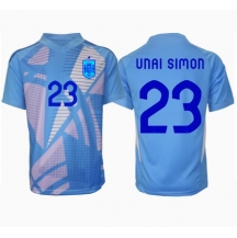 Maillot de football Réplique Espagne Unai Simon #23 Gardien de but Domicile Europe 2024 Manche Courte