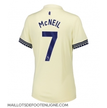 Maillot de football Réplique Everton Dwight McNeil #7 Extérieur Femme 2025-26 Manche Courte