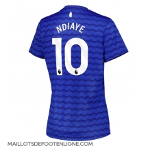 Maillot de football Réplique Everton Iliman Ndiaye #10 Domicile Femme 2025-26 Manche Courte